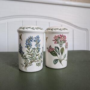 Vintage Maruni Joive Tanguin Wildflower Salt and Pepper Shakers Set